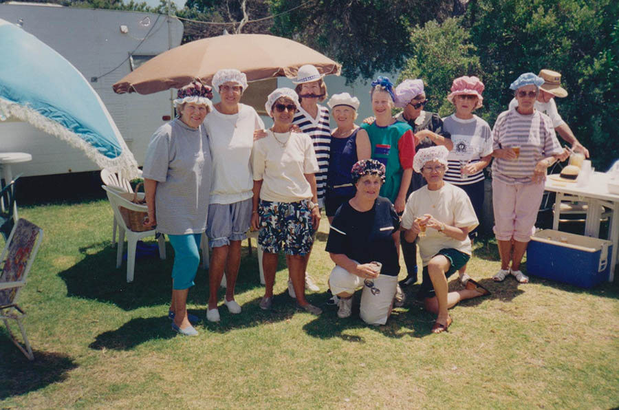 Aust Day 1994 Phyl,Glad, Judy,Neta,Barb,Jean,Patsy, Ester,Helen,